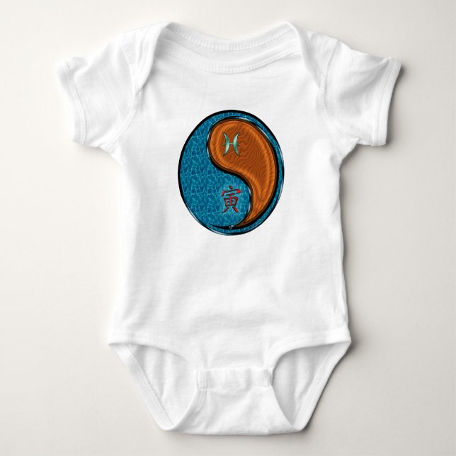 Fiskarna & Trätiger T Shirt (Framsida)