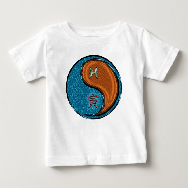 Fiskarna & Trätiger T Shirt (Framsida)