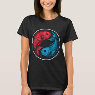 Fiskarna Yin Yang T Shirt