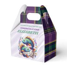 Fiskarna Zodiac Baby Shower 4"w x 2,5"l x 5"h
