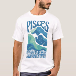 Fiskarna Zodiak Dröm Ocean T-shirt
