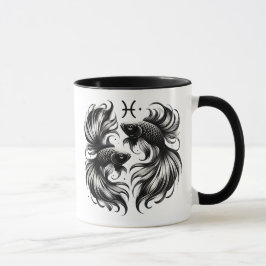 Fiskarna Zodiakfisk Astrologipresent Mugg
