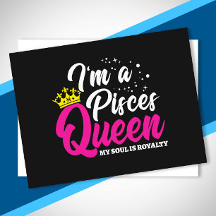 Fiskarnas födelsedag Drottning Astrologi Februari  Vykort