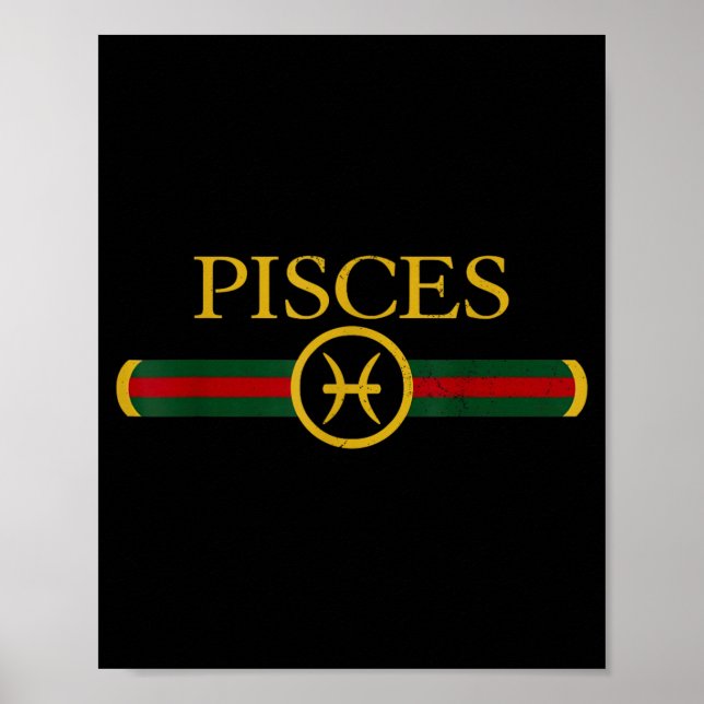 Fiskarnas födelsedags stjärntecken Horoskop Februa Poster (Framsidan)