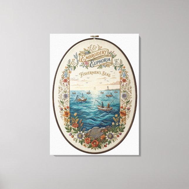 Fiskarnas hav canvastryck (Framsida)