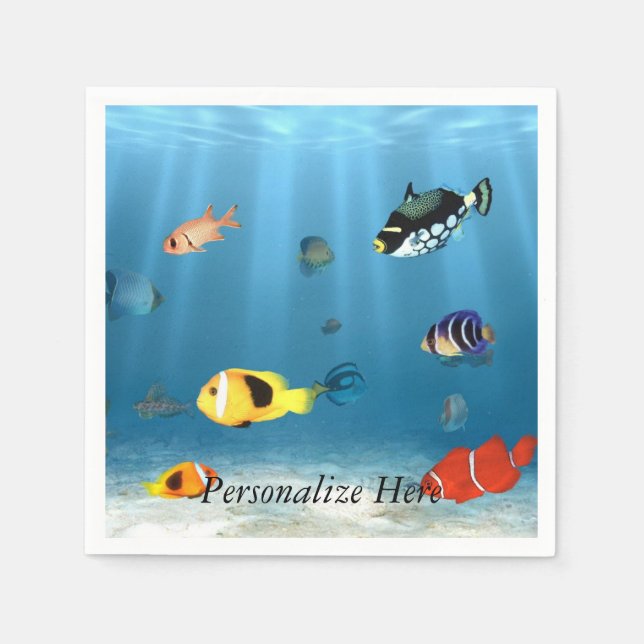 Fiskarnas hav pappersservett (Framsidan)