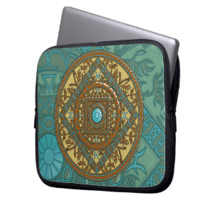 Fiskarnas Mandala-fodral för bärbar dator Laptop Sleeve