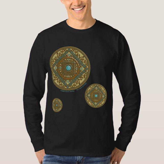 Fiskarnas Mandala Herr Mörk Tröja (Framsida)