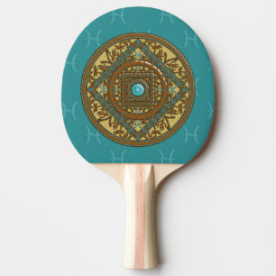 Fiskarnas Mandala Ping Pong Paddle Pingisracket