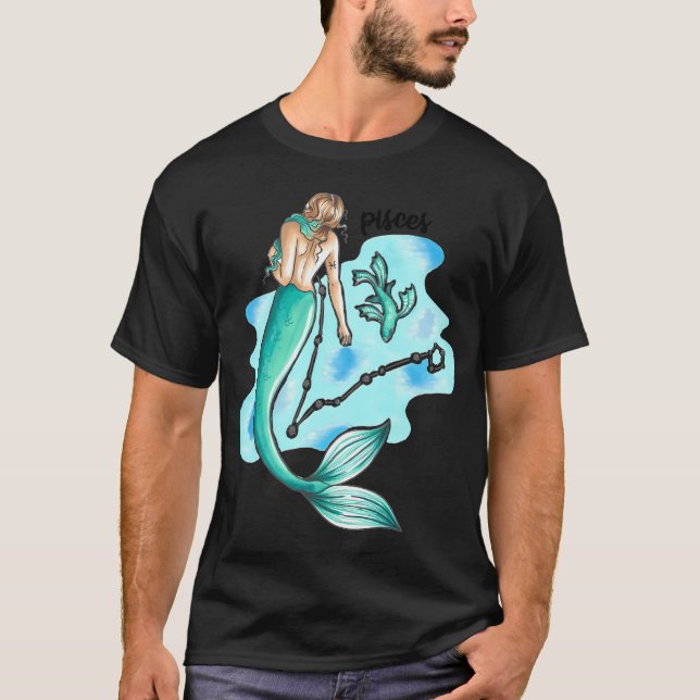 Fiskarnas sjöjungfru t shirt (Framsida)