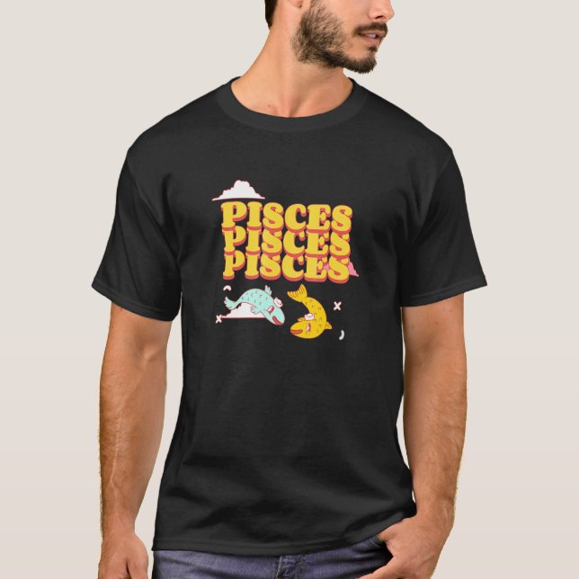 Fiskarnas stjärntecken t shirt (Framsida)