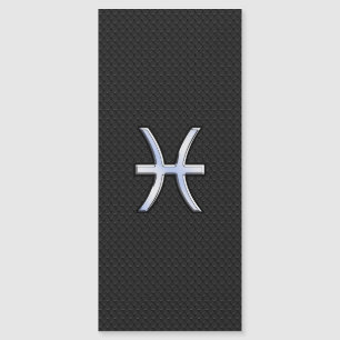 Fiskarnas symbol i svart ormmönster stil