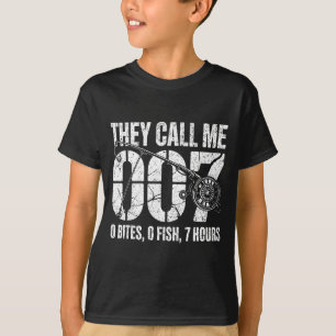 Fiskarskämt Pappa De Kallar Mig 007 Rolig Fiske T Shirt