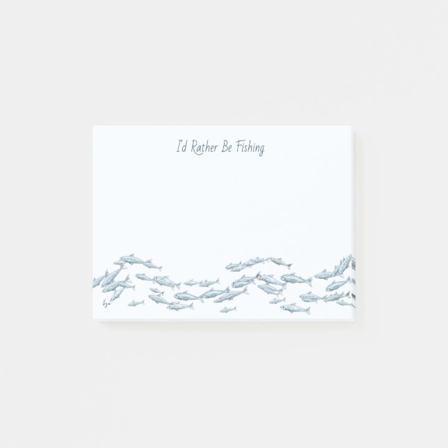 Fiskarskolan 4 x 3 post-it block (Framsida)