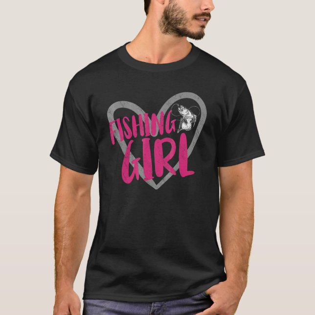 Fiskatunga Hjarta T Shirt (Framsida)