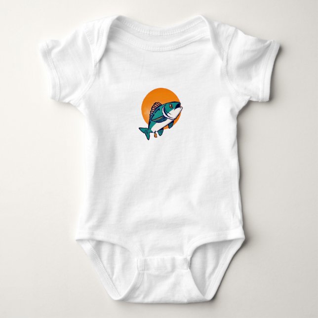  Fiskäventyr T Shirt (Framsida)