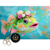 Fiskavståndssida för brant Vintage Blommigt
