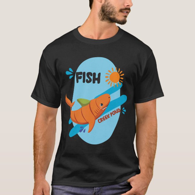 Fiskbäck damm t shirt (Framsida)