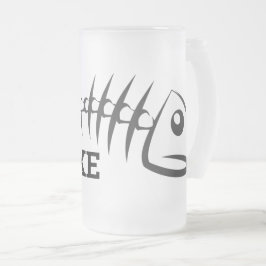 Fiskben Frostat Ölglas