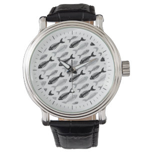 Fiskben - skaldjur på menyn armbandsur
