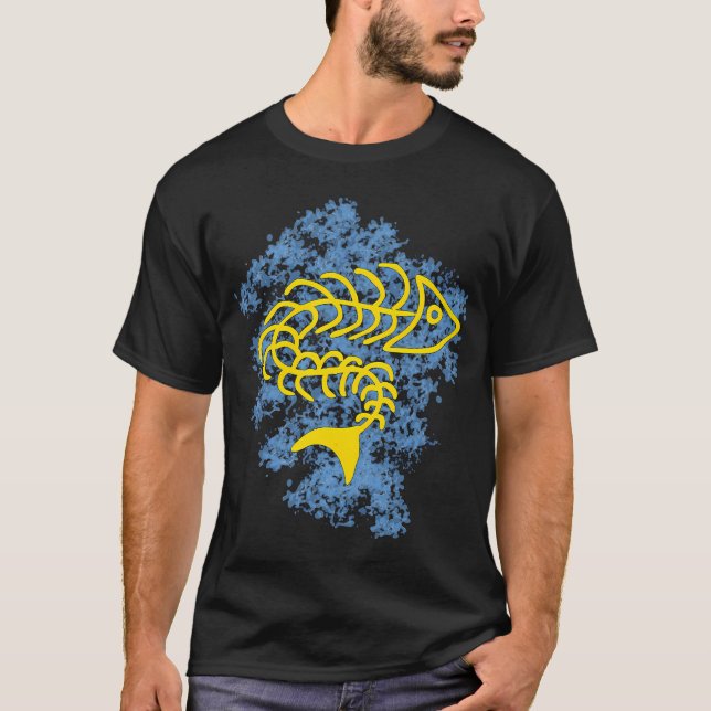 Fiskben T Shirt (Framsida)