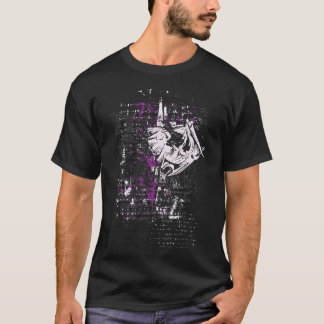 Fiskbenen på t shirt