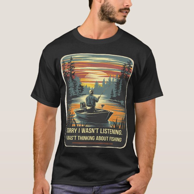 fiskbens bläck illustration t shirt (Framsida)