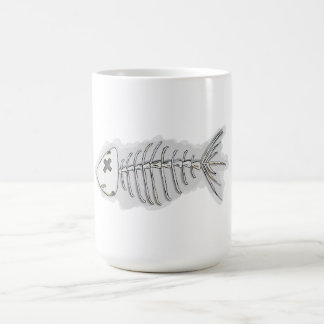Fiskbensskelett Halloween-kaffemugg Kaffemugg