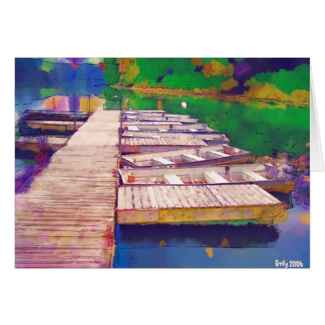 Fiskberättelser Hälsningskort (Framsidan Horizontal)