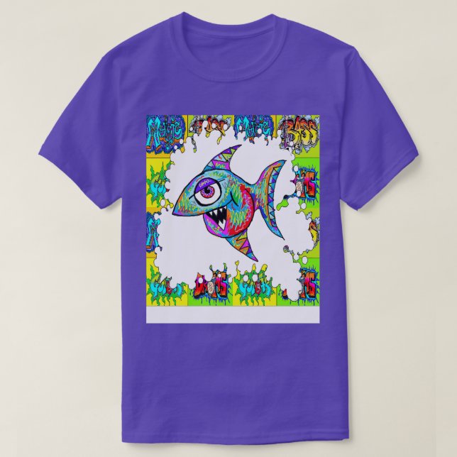 fiskbild t shirt (Design framsida)