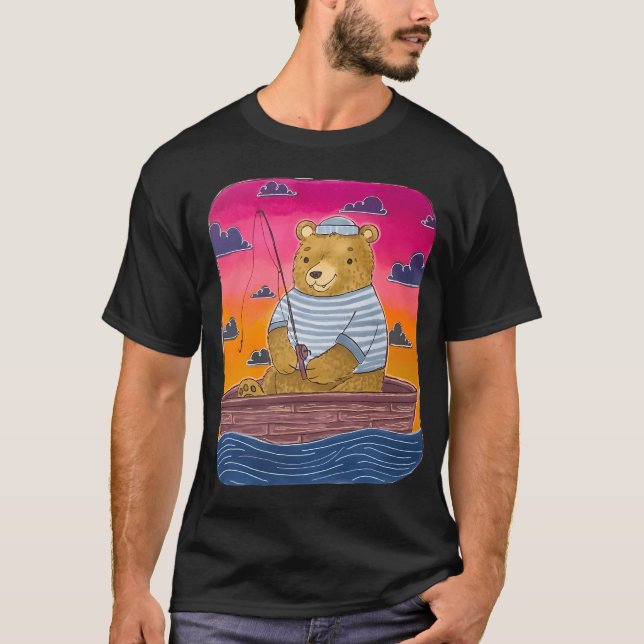 Fiskbjörn T Shirt (Framsida)