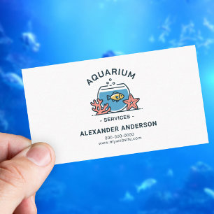 FiskBowl - Aquarium Services Visitkort