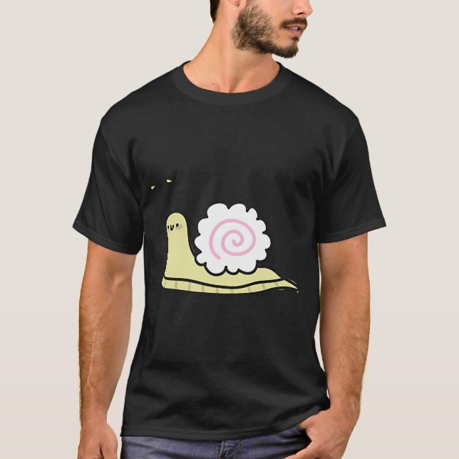 fiskbullesnäcka t shirt (Framsida)
