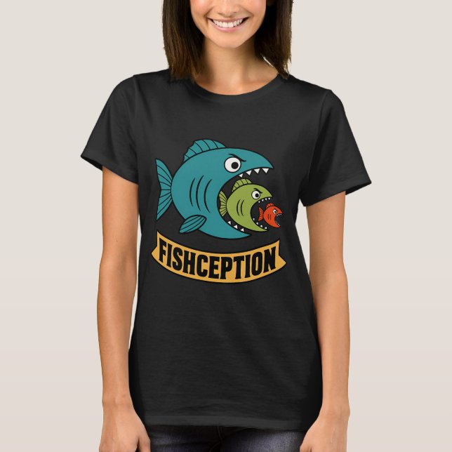 Fiskception T Shirt (Framsida)