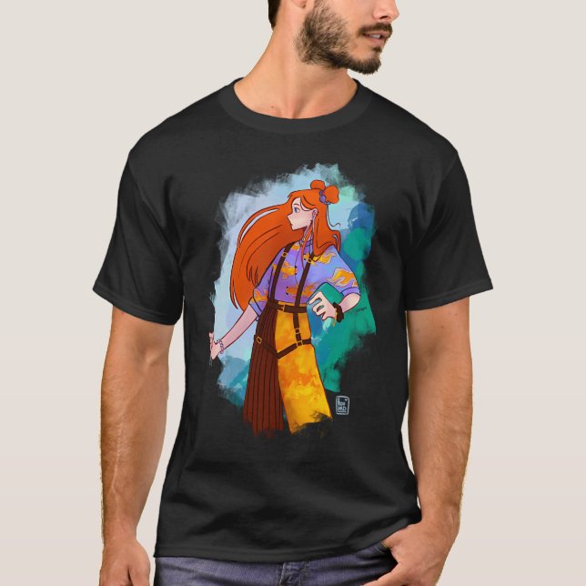 fiskdam t shirt (Framsida)