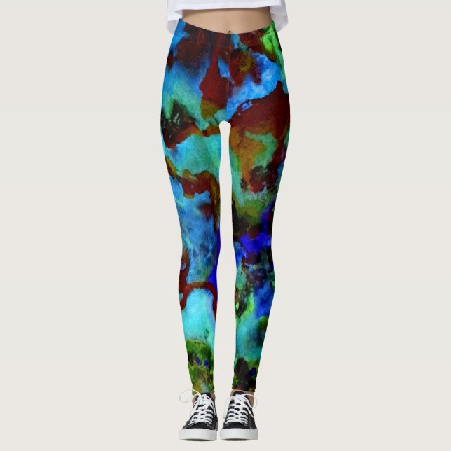 fiskdammglöd leggings (Framsida)