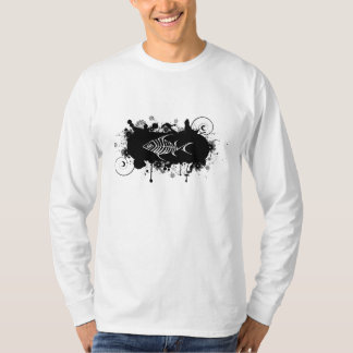 Fiskdesign i kall design t-shirt