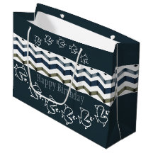 Fiskdesign med blå Mönster