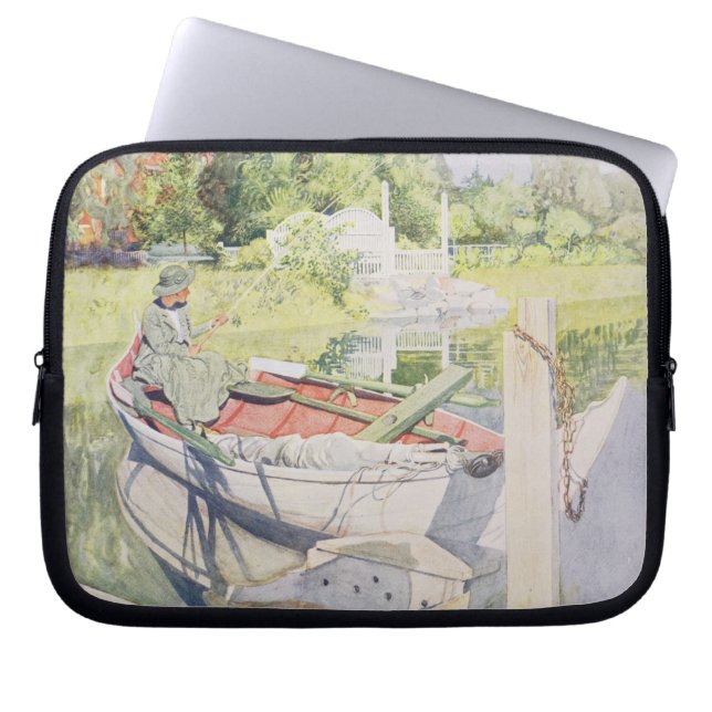 Fiske 1909 laptop fodral (Framsidan)