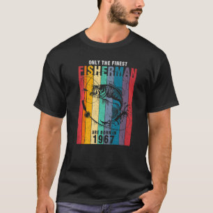 Fiske 1967 55:e födelsedagen 96 år gammal fiskare t shirt