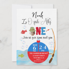 Fiske 1:a födelsedag - inbjudan till o-fisk