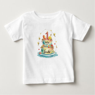 Fiske 1:a födelsedag t shirt