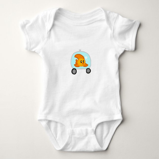 Fiske 2.0 Baby 1 sida Tee (Framsida)