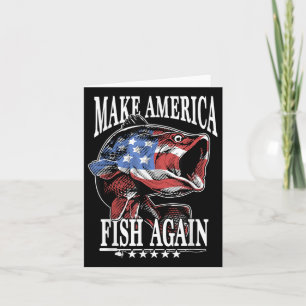 Fiske 4:e juli _ Gör Amerika till fisk igen USA Kort