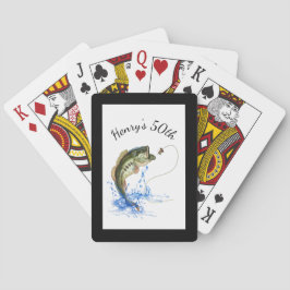 Fiske 50:e Födelsedagsfesten Casinokort