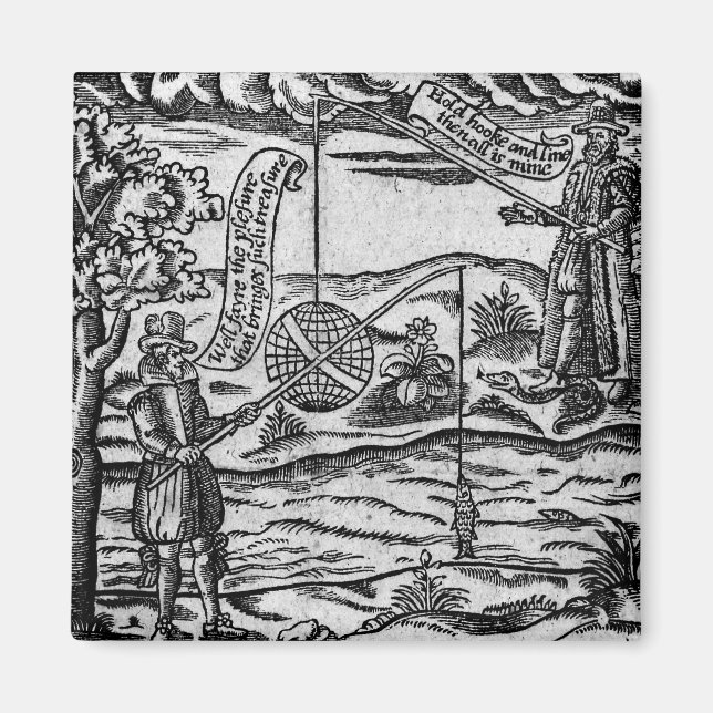 Fiske, "A Bok Roxburghe Ballads" Magnet (Framsidan)