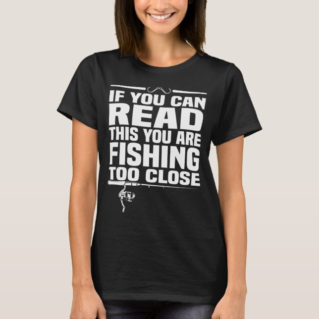 Fiske Änglar Hobby Fiskespö T Shirt (Framsida)