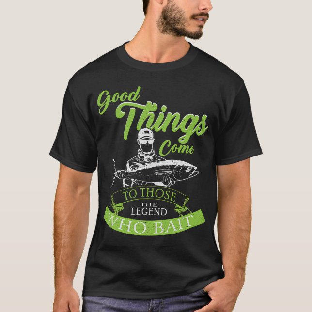 Fiske / angler / fisk / fiske t shirt (Framsida)