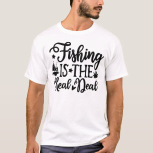 Fiske är det verkliga målet t shirt