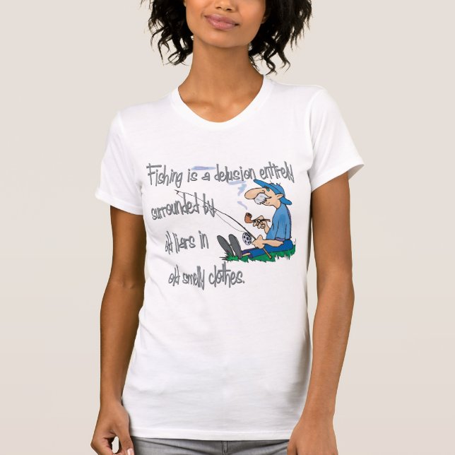 Fiske är en delegation tee (Framsida)